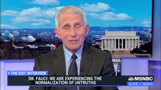 Fauci Says Our Anti-Science Society Is Threatening Our Democracy Due To Misinformation