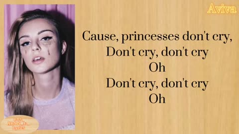 Aviva - a princess does'nt cry (easy lyrics)