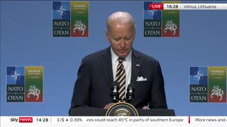 Biden Stumbles Over His Words as He Calls Zelensky ‘Vladimir’ at NATO