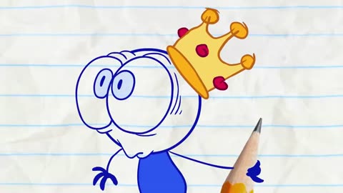 Turn that crown upside down - An Animated Series cartoon