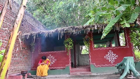 Traditional cooking recipe village food 😋