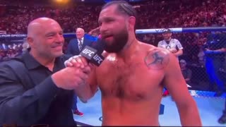 Jorge Masvidal at UFC 287 Recognizes Trump... Let's Go Brandon!!!