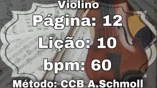 Página: 12 Lição: 10 - Violino [60 bpm]