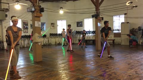 All-American Fencing Academy holds lightsaber class