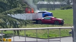 Aftermath of a Ferrari Accident in Osimo, Italy