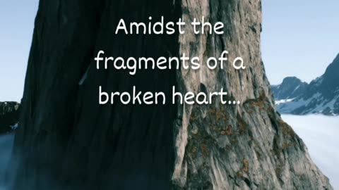 Admist the framents of a broken heart...