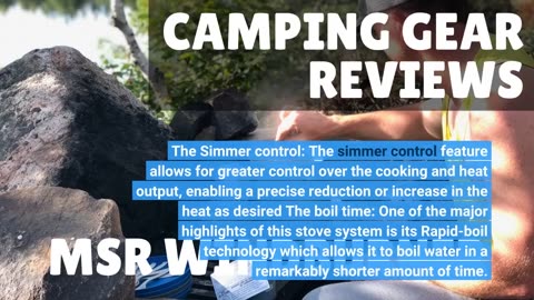 Real Remarks: MSR WindBurner Personal Windproof Camping and Backpacking Stove System