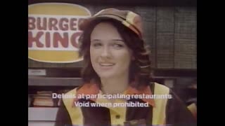 January 17, 1981 - What's Your Specialty? at Burger King