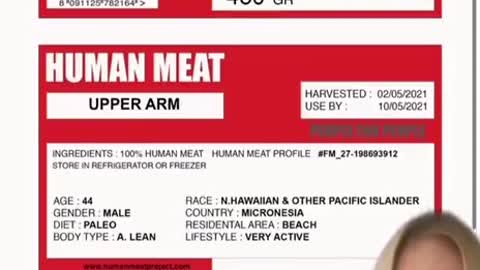 HUMAN MEAT PROJECT - CANNIBALISM IS REAL - they are not human..