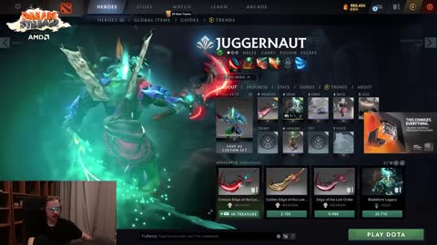 Topson shows his Most Expensive Dota 2 item