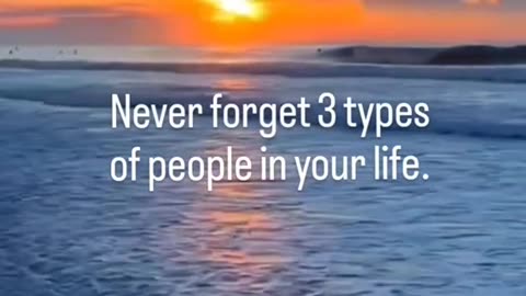 Never forget 3 types of people in your life 🧬.