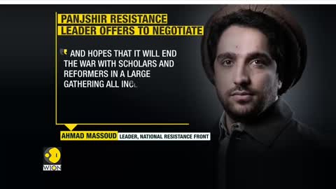 NRF leader Ahmad Massoud says ready to hold talks with Taliban | Afghanistan News