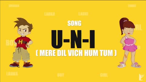 Lyrical- U-n-I (Mere Dil Vich Hum Tum) Song with Lyrics - Hum Tum - Saif Ali Khan - Rani Mukerj_Cut
