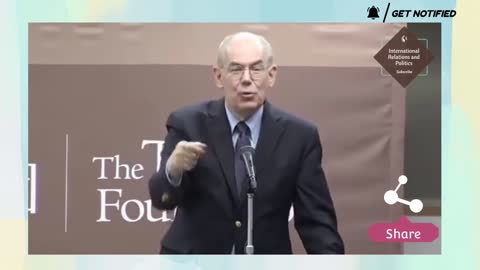 The Height of Western Ignorance, John Mearsheimer, Disillusionment at it's best