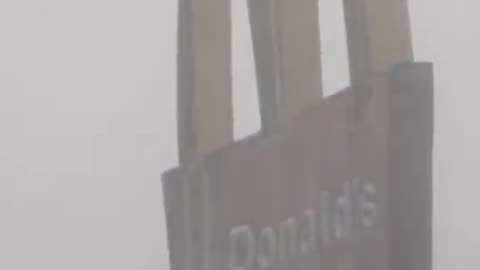 Hurricane Idalia vs McDonald's in Florida