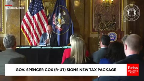 Governor Spencer Cox Signs New Utah tax Package