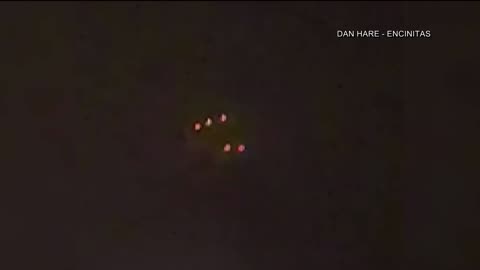 Mass UFO Sighting in San Diego, CA - June 27, 2022