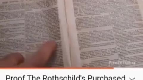 Further proof the Rothschild purchased Jerusalem and created Israel..