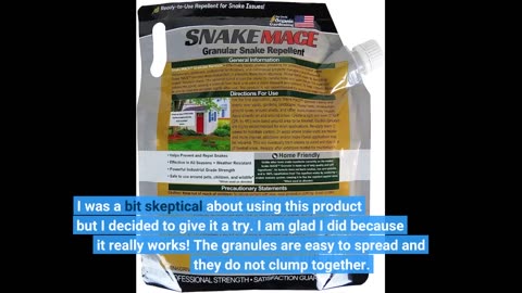 Victor VP364B Snake-A-Way Outdoor Snake Repelling Granules 4LB Snake Away Repellent