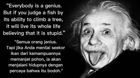 Kata Bijak Albert Einstein Bahasa Inggris dan Artinya