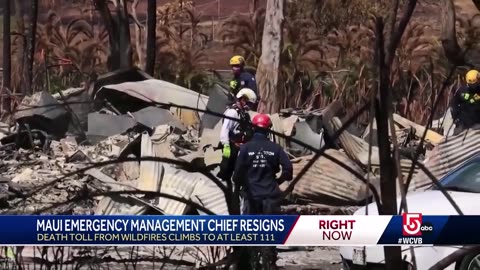 Maui's chief operations manager, who said he did not regret not sounding the alarms, has resigned