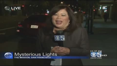 Mass UFO Sighting in San Francisco, CA - December 9, 2012