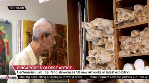 Centenarian Lim Tze Peng showcases 50 new artw