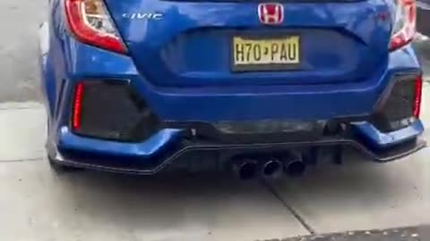 Type R exhaust sound