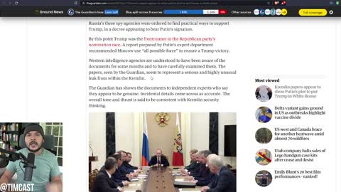 DESPERATE Far Left Just Published Unhinged And Unconfirmed Report That Russia Has Kompromat On Trump