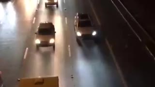 HUGE UK Convoy on the M25!