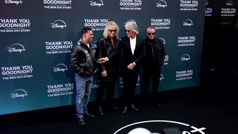 Bon Jovi premieres their new docuseries in London