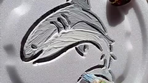 Satisfying Styrofoam Shark Carving