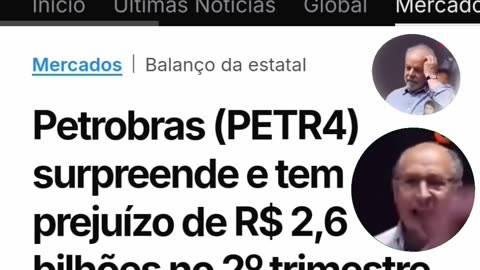 Lula ladrão Afundando a Petrobrás