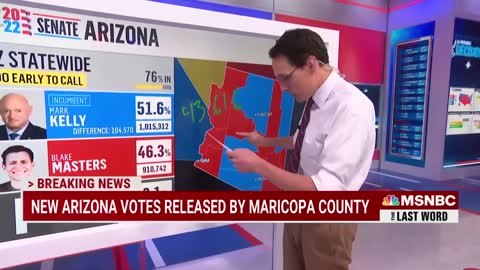 Steve Kornacki Breaks Down New Arizona Vote Totals