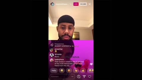 Mustafa IG live dissing Top5 and pressa speaks on Smoke Dawg and #drake