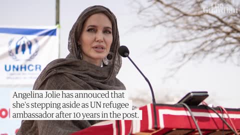 Angelina Jolie steps down as the UN's refugee agency ambassador