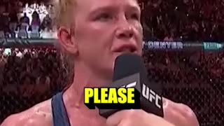 UFC Female Champion Holly Holm Says "PROTECT OUR KIDS"