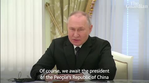 The Kremlin is waiting for China's president to visit, says Putin