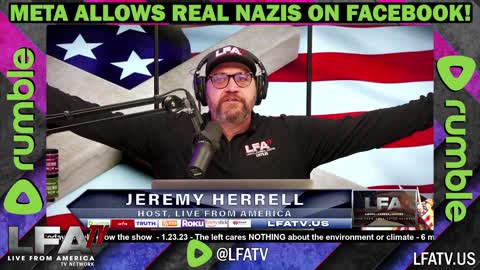 LFA TV CLIP: FACEBOOK ALLOWS REAL NAZI GROUP ON PLATFORM!