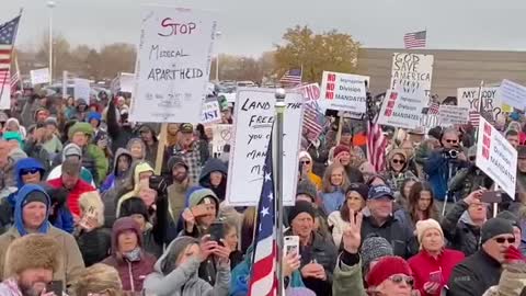 Incredible turnout this morning at Larimer County anti-vaxx