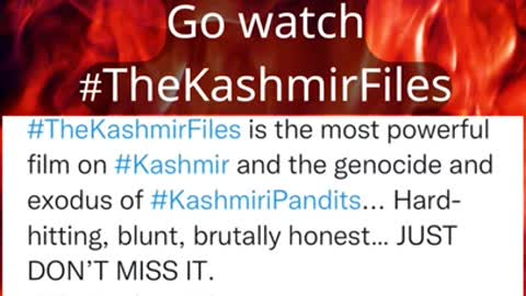 The Kashmir Files - A Quick Note