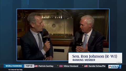 Senator Ron Johnson on Golf Central 7.11.23