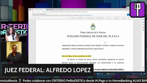 2022-11: DR ALFREDO LOPEZ (JUEZ): INTENTO DE SUSPENSIÓN VACUNA COVID A MENORES DE EDAD