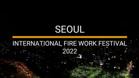 Soeul International Firework Fistival 2022