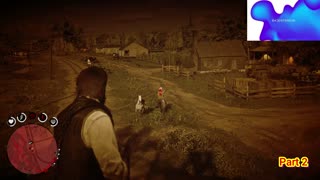 Red Dead Redemption 2 Shootout on moving train
