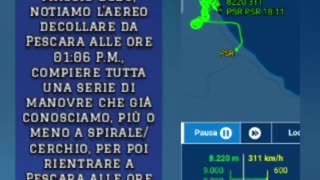 Il 17 maggio decolla da Pisa alle ore 10:51 AM alla volta di Cuneo..