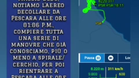 Il 17 maggio decolla da Pisa alle ore 10:51 AM alla volta di Cuneo..