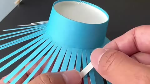 Make a hat from a paper cup