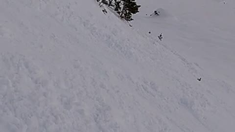 Scary Ski Fall in Whistler