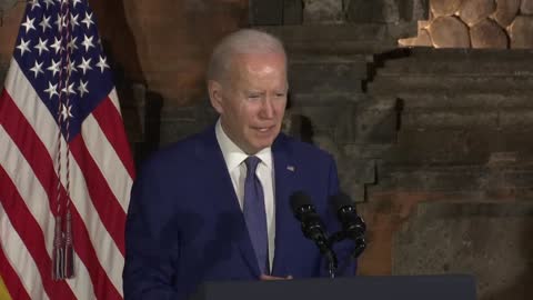 Joe Biden Holds a News Conference on the First Day of the G20 - Monday November 14, 2022